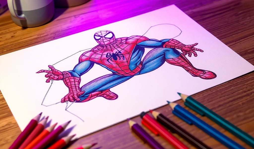 coloriages à imprimer de Spiderman