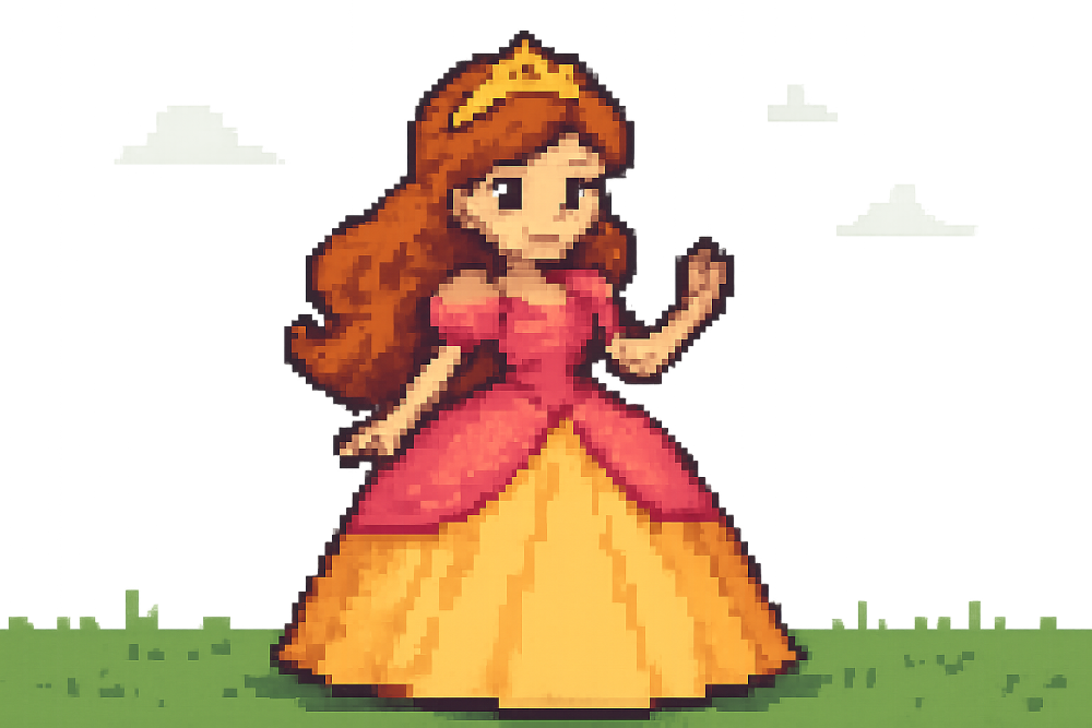 créer des œuvres de pixel