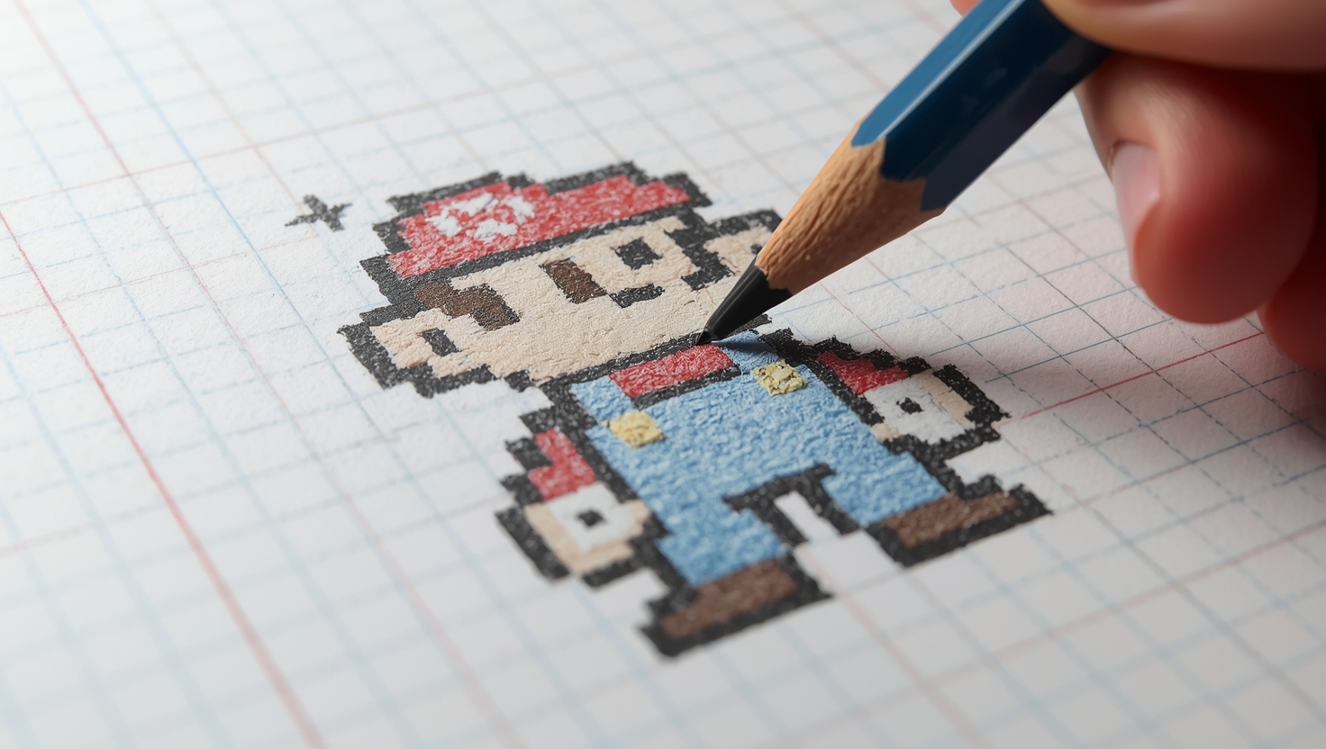 réaliser pixel art