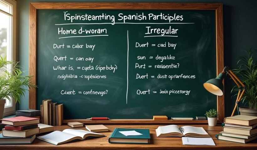 découvrez comment distinguer et utiliser les participes réguliers et irréguliers en espagnol, essentiels pour bien former les temps composés et améliorer votre maîtrise de la langue.