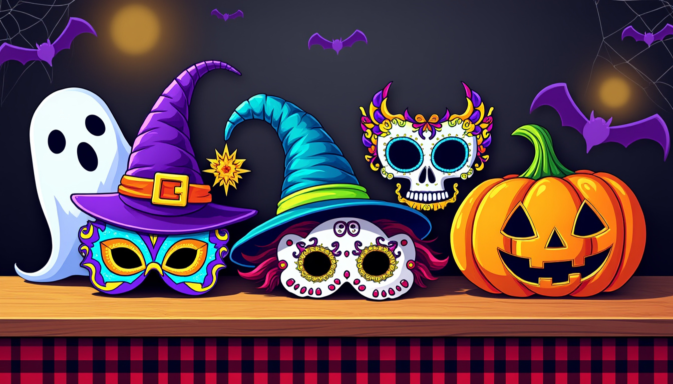 découvrez notre sélection de masques pour halloween à imprimer facilement. surprenez et amusez vos amis avec des modèles originaux et effrayants, prêts en quelques clics !