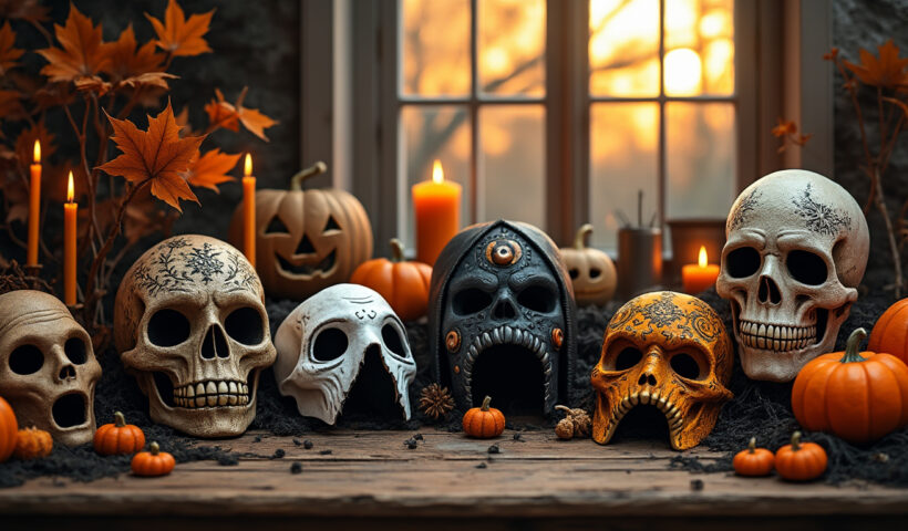 découvrez une sélection de masques d'halloween à imprimer pour surprendre et épater vos amis lors de votre prochaine fête. faciles à réaliser et parfaits pour tous les âges !
