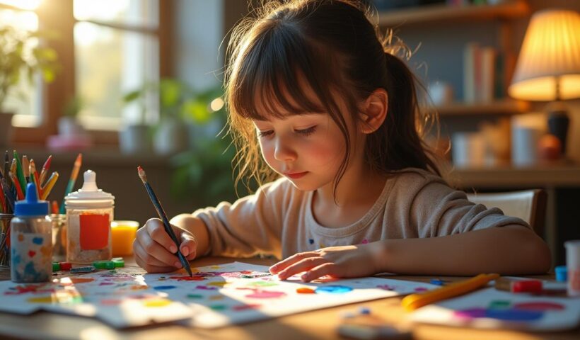 découvrez comment l'activité de collage avec gommettes stimule la créativité, l'imagination et la motricité des enfants, tout en offrant un moment ludique et éducatif.