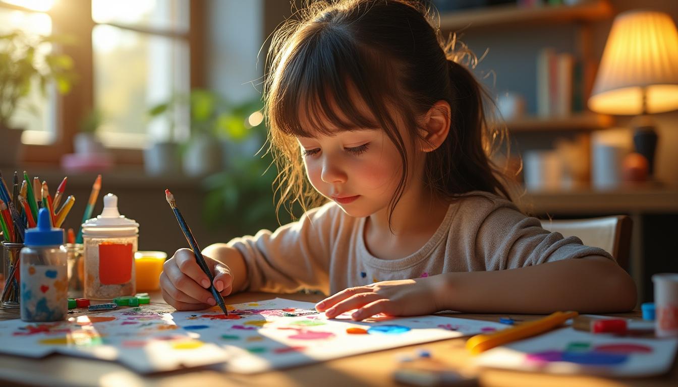 découvrez comment l'activité de collage avec gommettes stimule la créativité, l'imagination et la motricité des enfants, tout en offrant un moment ludique et éducatif.