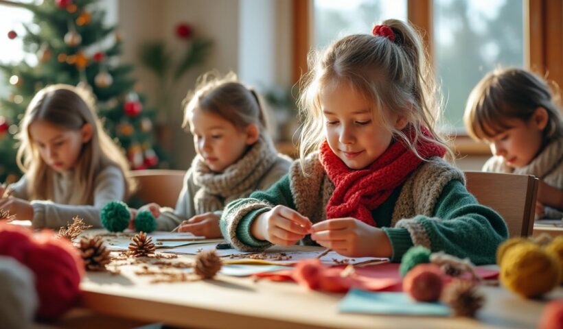 découvrez des idées créatives de bricolage de noël adaptées à la grande section, à réaliser facilement en classe pour célébrer les fêtes avec les enfants.