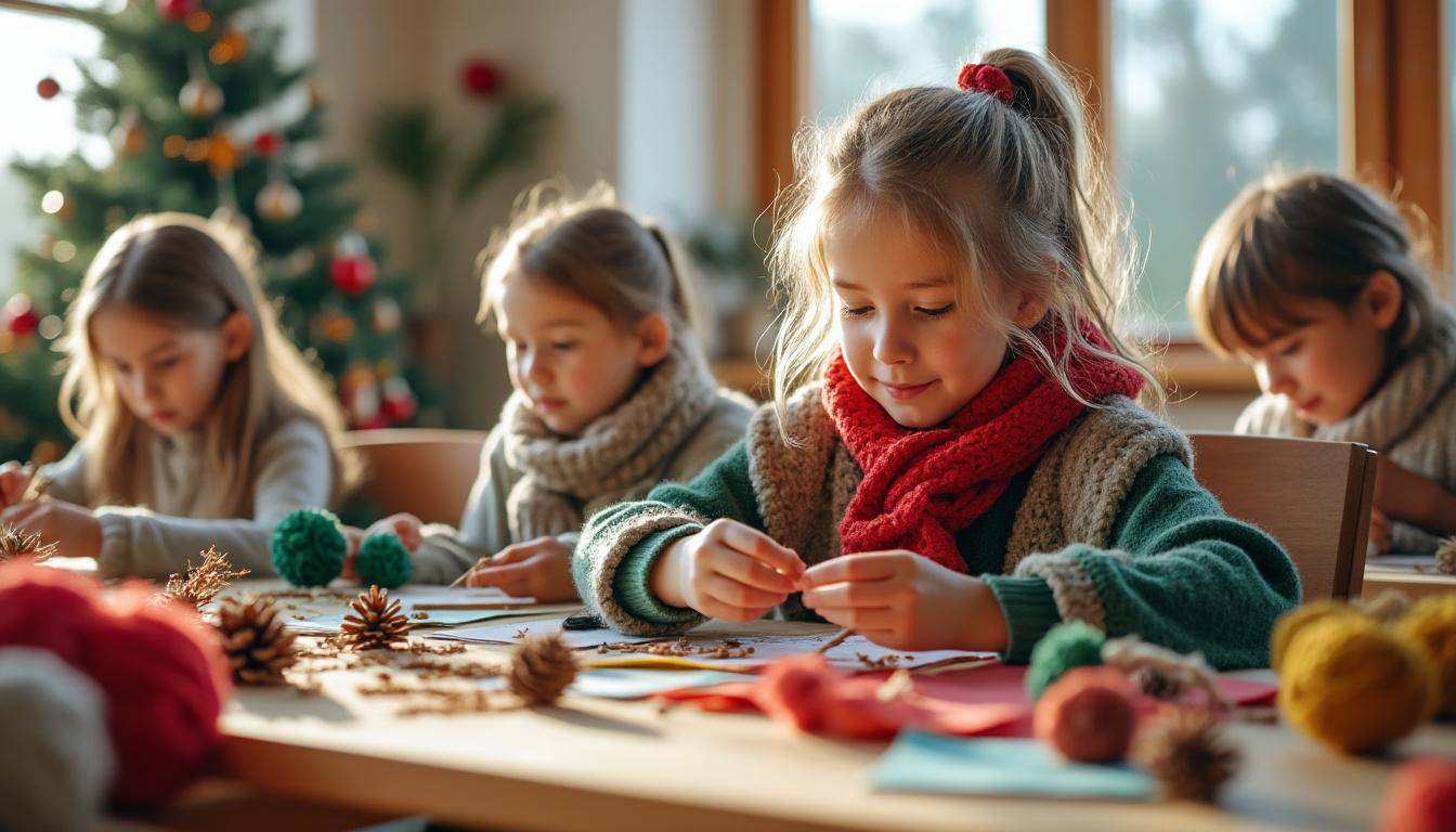découvrez des idées créatives de bricolage de noël adaptées à la grande section, à réaliser facilement en classe pour célébrer les fêtes avec les enfants.