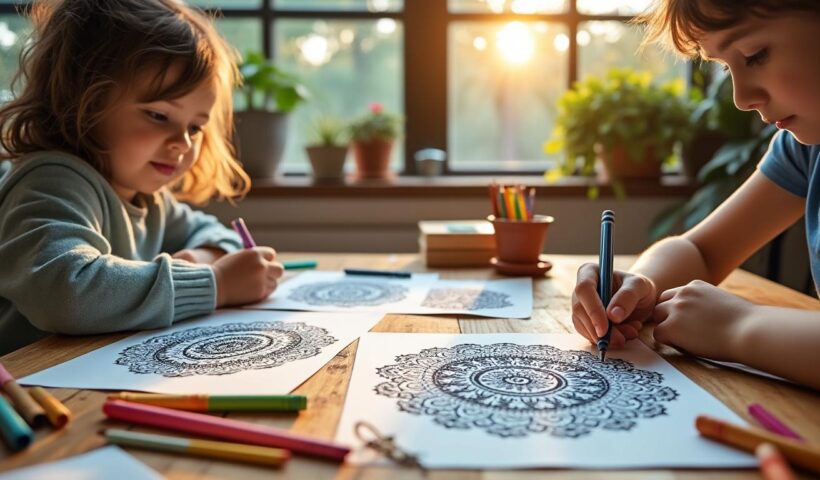 découvrez une sélection des meilleures ressources en ligne pour imprimer des mandalas adaptés aux enfants, favorisant créativité et relaxation.