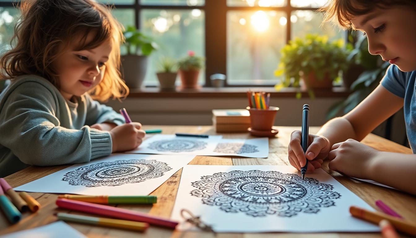 découvrez une sélection des meilleures ressources en ligne pour imprimer des mandalas adaptés aux enfants, favorisant créativité et relaxation.