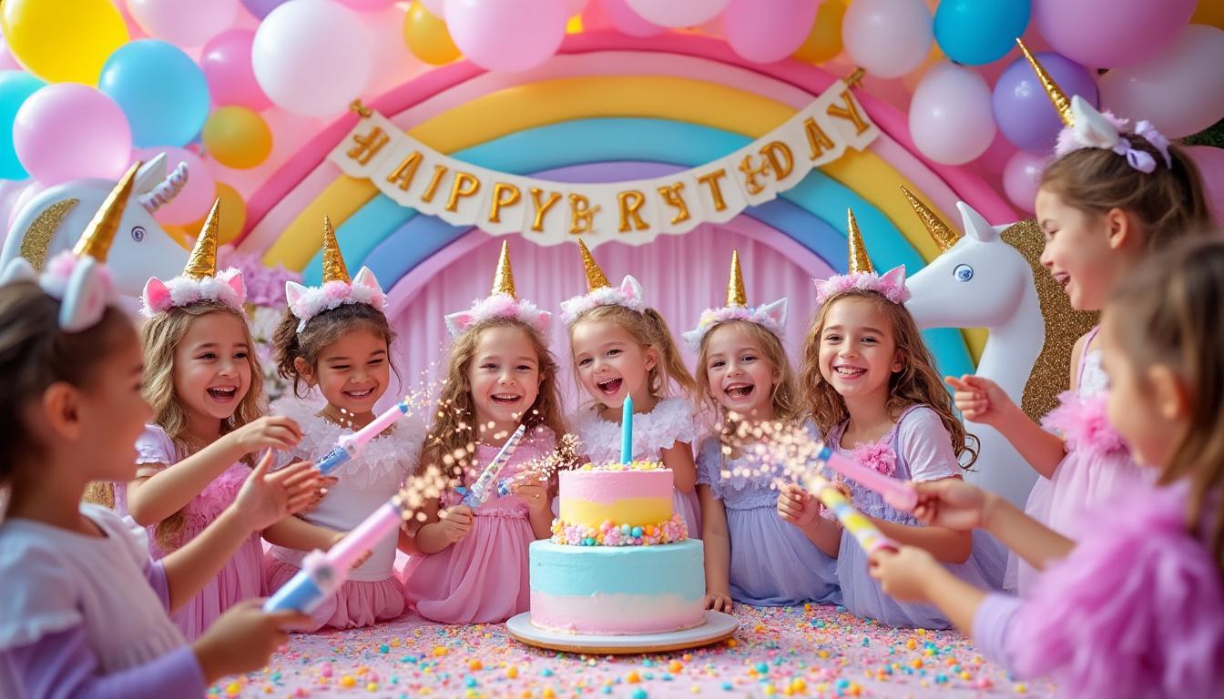 découvrez des activités ludiques et originales pour animer une fête d'enfants sur le thème licorne, garantissant plaisir et magie pour tous les petits invités.