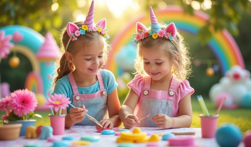 découvrez des idées d'activités ludiques et originales pour une fête d'enfants sur le thème licorne, qui feront briller les yeux des petits et garantiront une ambiance magique et joyeuse.