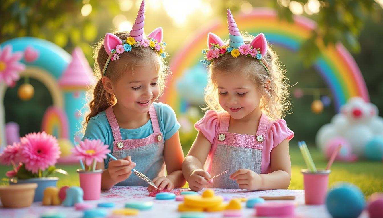 découvrez des idées d'activités ludiques et originales pour une fête d'enfants sur le thème licorne, qui feront briller les yeux des petits et garantiront une ambiance magique et joyeuse.