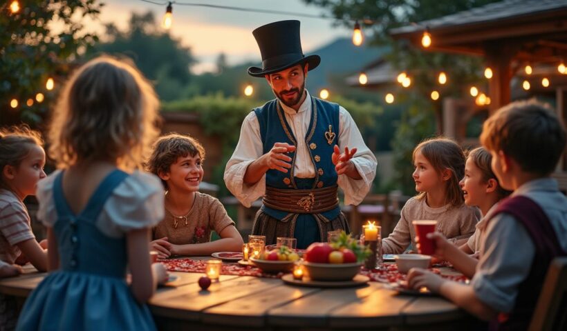 découvrez le top 5 des idées pour organiser une fête pour enfants magique et inoubliable avec un magicien mémorable.