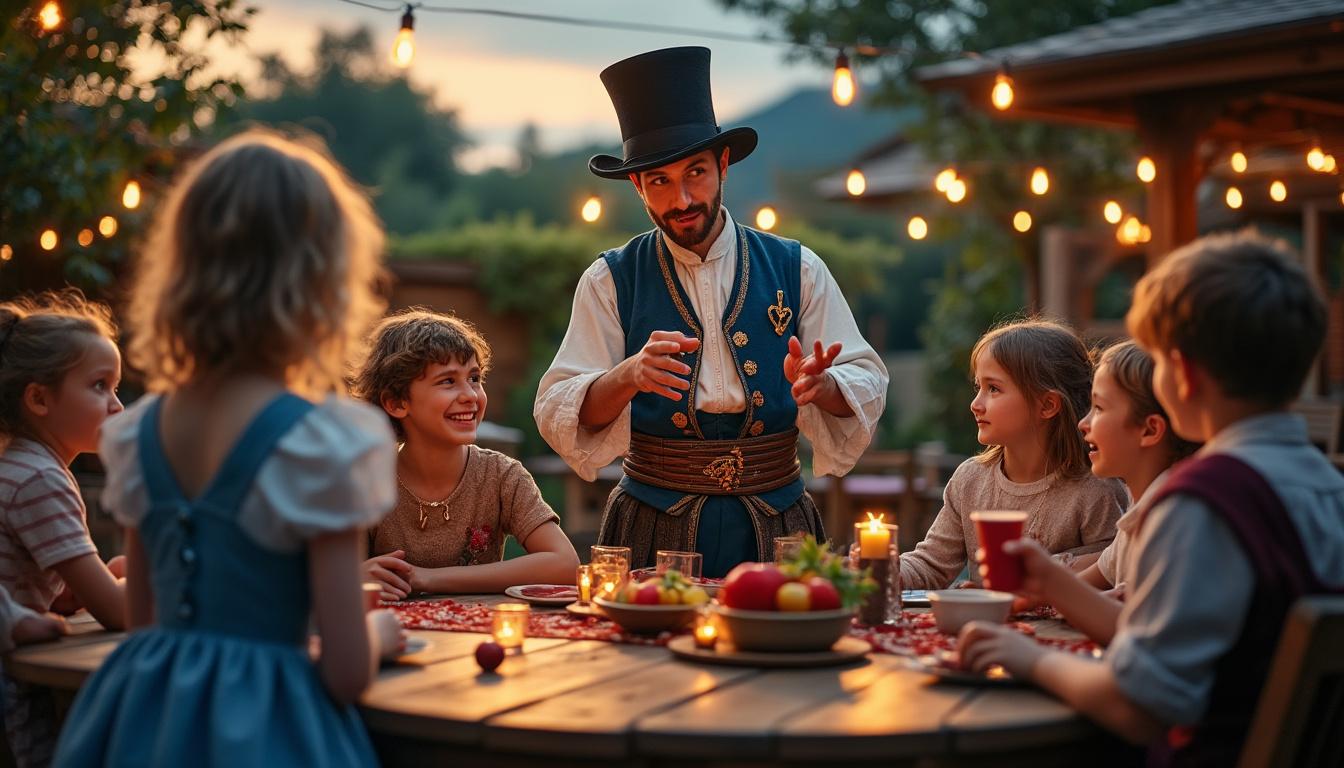 découvrez le top 5 des idées pour organiser une fête pour enfants magique et inoubliable avec un magicien mémorable.