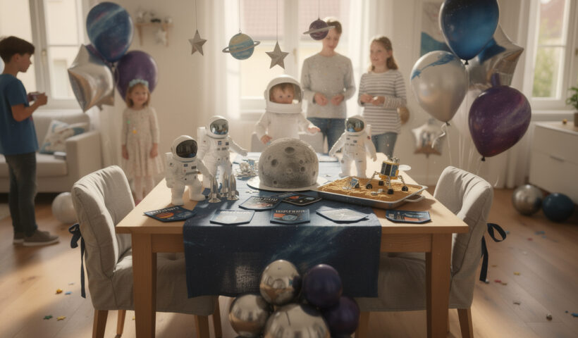 découvrez 10 idées décoratives originales pour organiser un anniversaire d'enfant inoubliable sur le thème astronaute, entre aventure spatiale et créativité ludique.