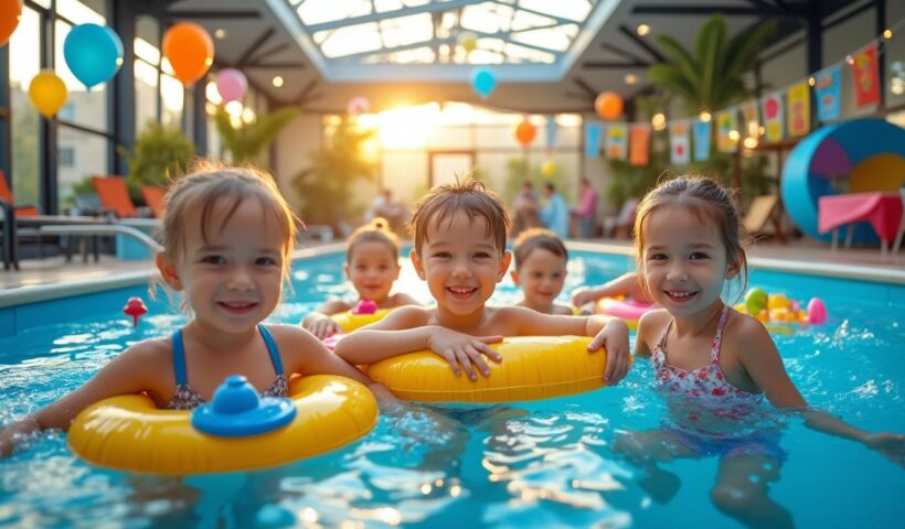 découvrez les meilleures idées de décorations pour organiser une fête inoubliable pour enfants dans une piscine couverte, entre ambiance ludique et sécurité assurée.