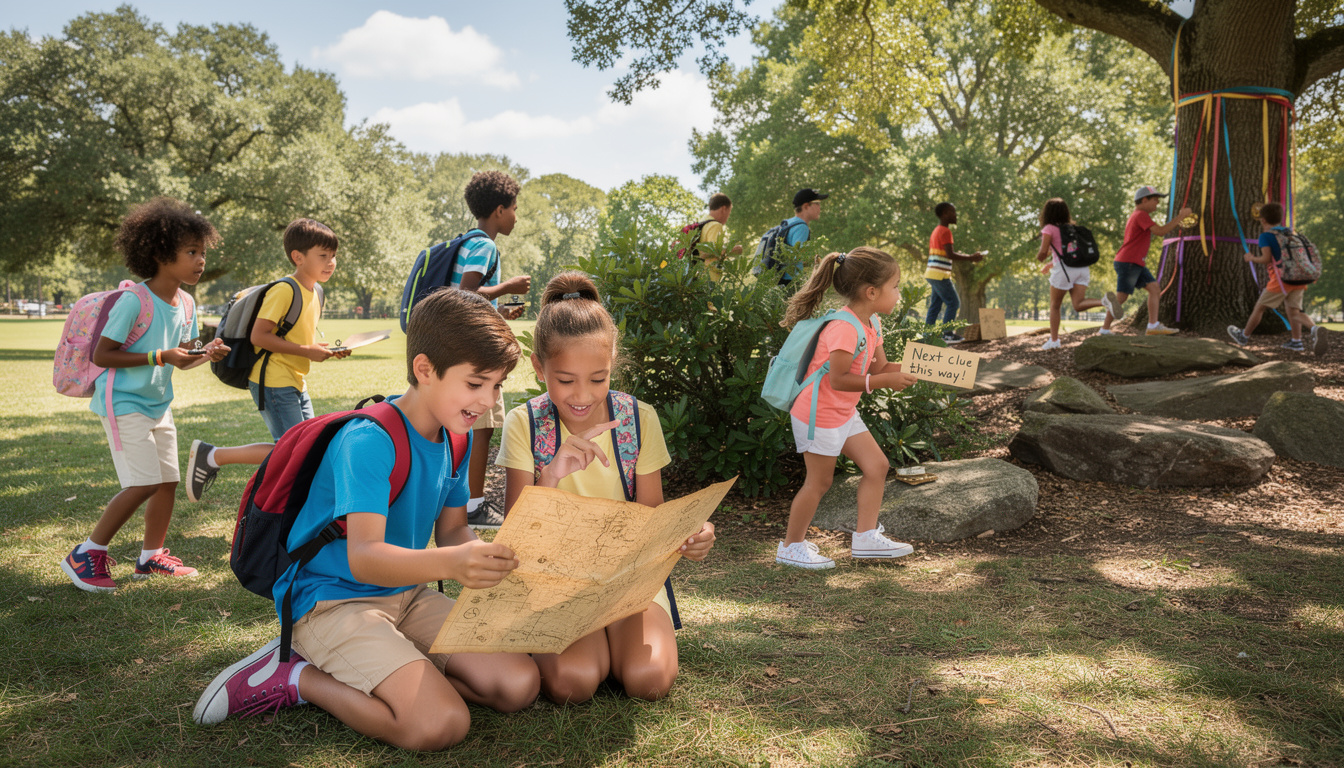 découvrez comment la chasse au trésor stimule le développement des compétences chez les enfants en favorisant leur créativité, leur esprit d'équipe et leur sens de l'observation.