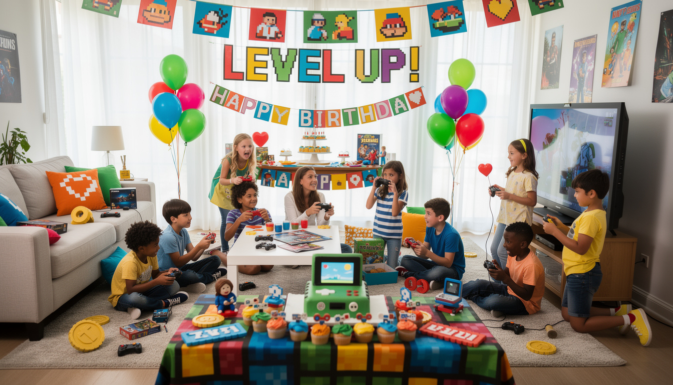 découvrez comment choisir la musique parfaite pour une fête pour enfants inspirée des jeux vidéo et créez une ambiance ludique et festive inoubliable.