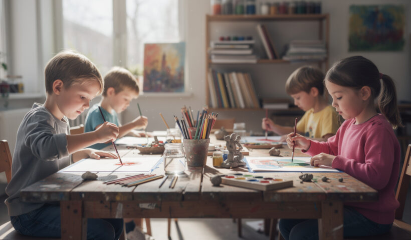 participez à notre atelier créatif pour enfants et stimulez leur imagination grâce à des activités artistiques ludiques et éducatives.