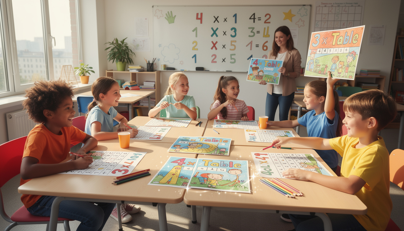 découvrez le coloriage magique des tables de multiplication, un outil ludique et efficace pour aider les enseignants à renforcer les compétences en calcul de leurs élèves.