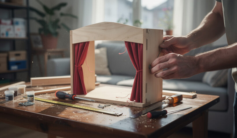 apprenez à construire facilement votre propre scène pour un spectacle de marionnettes à la maison grâce à notre guide étape par étape, idéal pour divertir petits et grands.