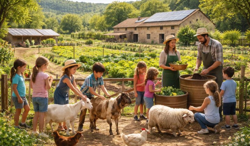 découvrez comment une ferme pédagogique à périgueux sensibilise petits et grands à l'écologie grâce à des activités éducatives et immersives en pleine nature.
