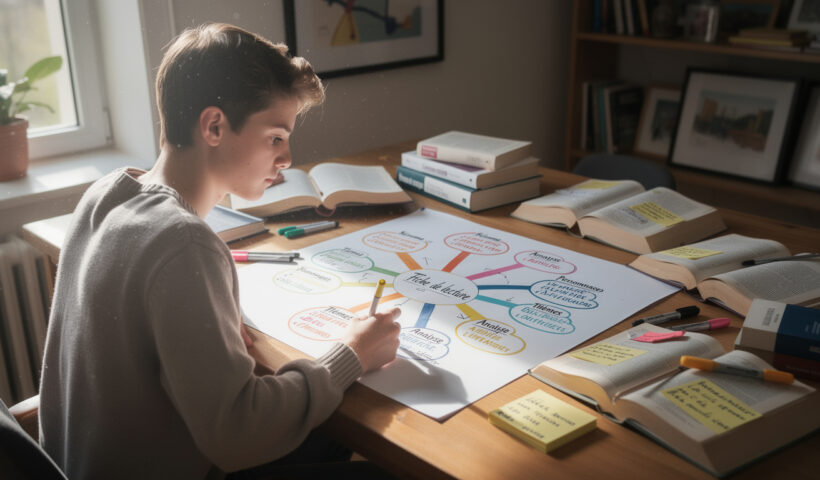 découvrez comment la carte mentale : fiche de lecture peut révolutionner vos révisions en organisant efficacement vos idées et en facilitant la mémorisation.
