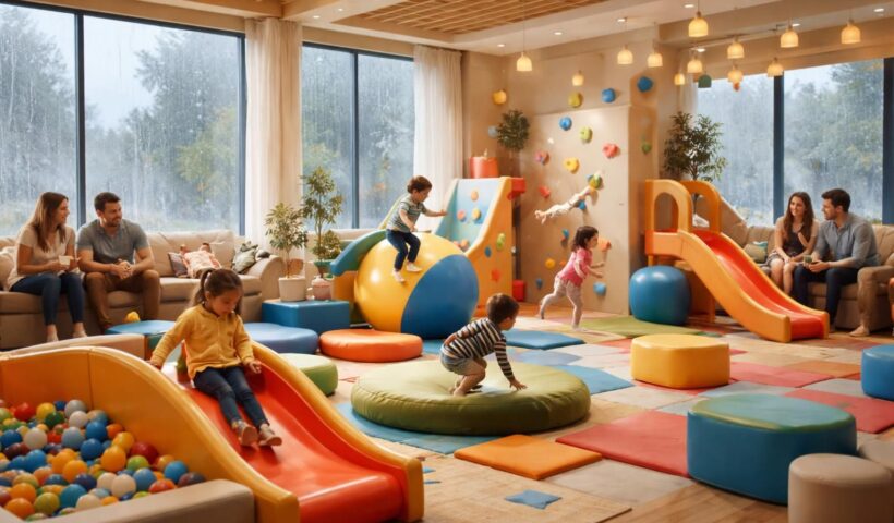 découvrez les bénéfices inattendus d'un terrain de jeu en intérieur, idéal pour divertir les enfants lors des journées pluvieuses tout en stimulant leur créativité et leur énergie.