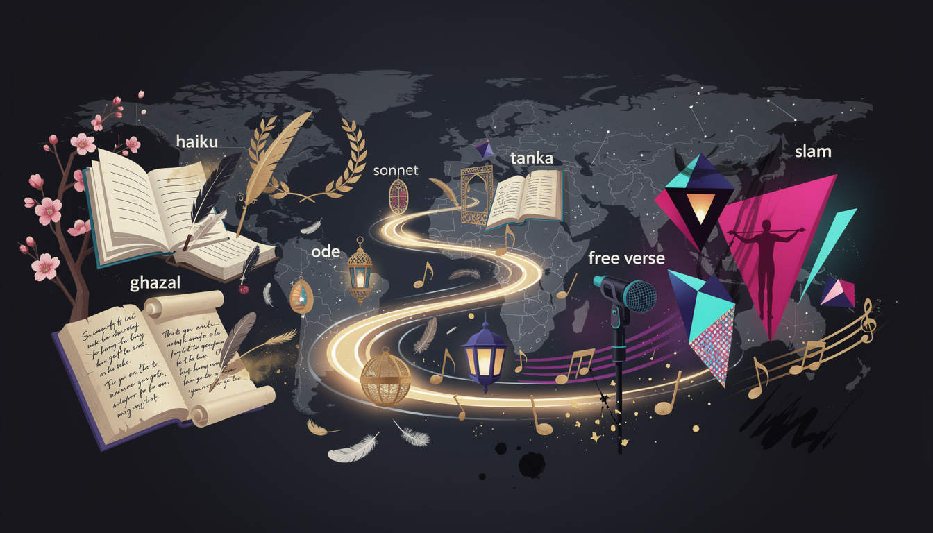 découvrez un voyage captivant à travers les différents types de poèmes du monde, explorant styles, cultures et émotions littéraires uniques.