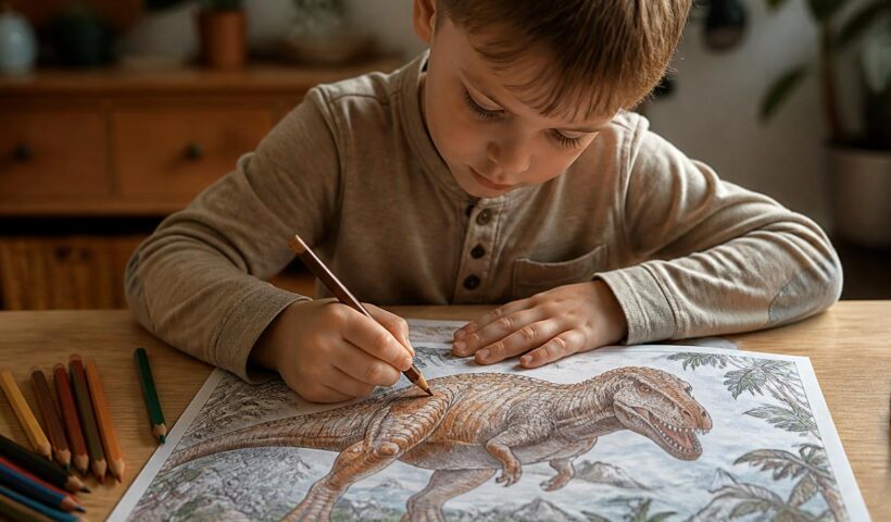 découvrez comment le coloriage de dinosaures dans jurassic park aide au développement de la motricité fine chez les enfants, tout en stimulant leur créativité et leur concentration.