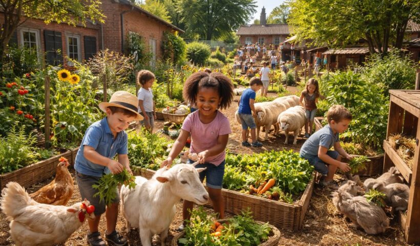 découvrez comment une ferme pédagogique à montreuil offre aux enfants une expérience unique et éducative, favorisant leur éveil à la nature et au vivant.