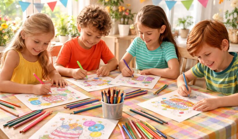 découvrez des idées créatives de coloriages d'anniversaire faits maison pour inspirer petits et grands lors de vos fêtes.