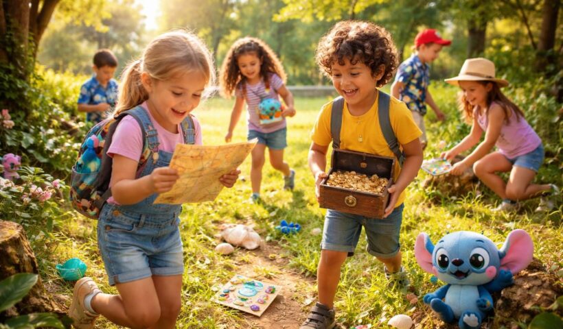 découvrez comment une chasse au trésor stitch à imprimer favorise le développement des enfants en stimulant leur imagination, leur esprit d'équipe et leur sens de l'observation.