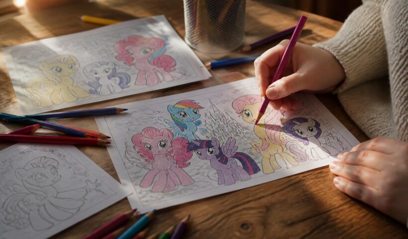 découvrez une collection de dessins de coloriage my little pony qui raviront tous les fans de la célèbre série. amusez-vous en coloriant vos personnages préférés !