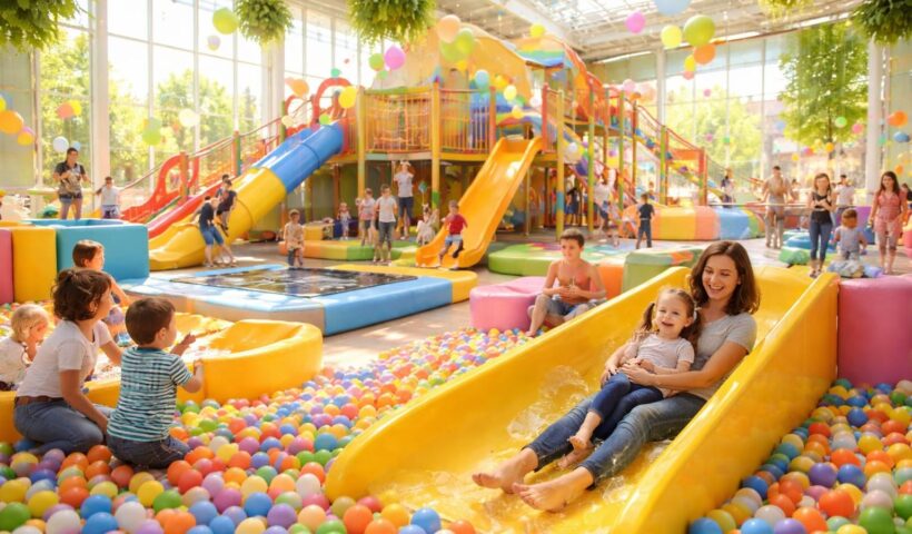 découvrez notre parc de jeux intérieur dans le var, idéal pour divertir petits et grands en toute sécurité et avec beaucoup de plaisir. une sortie familiale réussie vous attend !