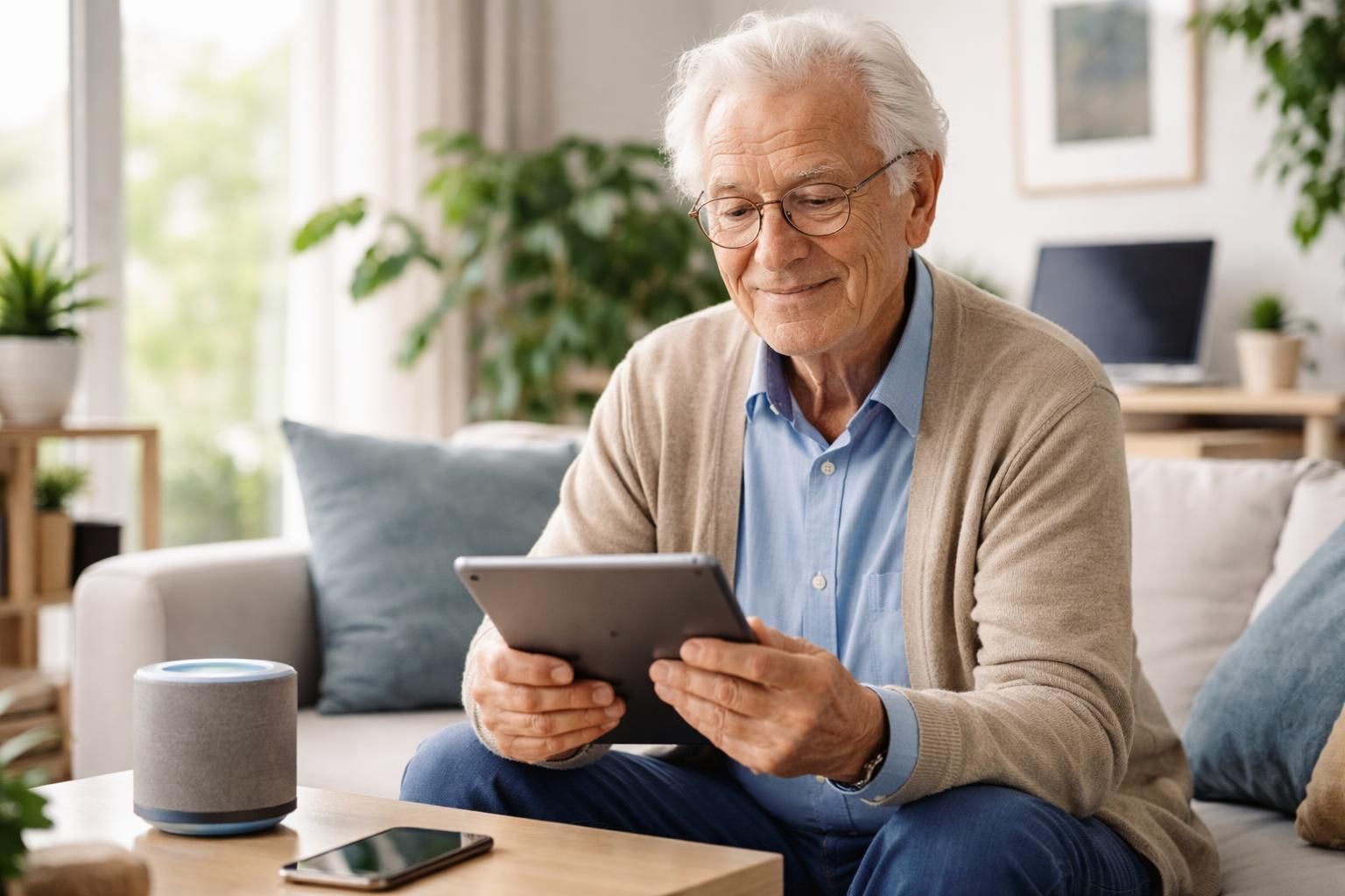 découvrez comment un vieux monsieur navigue dans le monde moderne et s'adapte à la technologie avec curiosité et détermination.